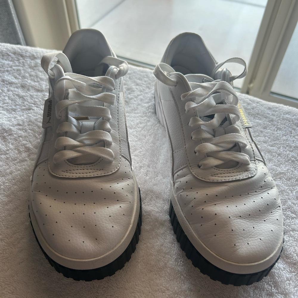 Puma Cali Platform White Shoes